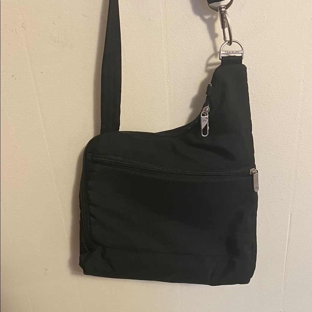 Travelon Black Messenger Bag - Picture 6 of 6
